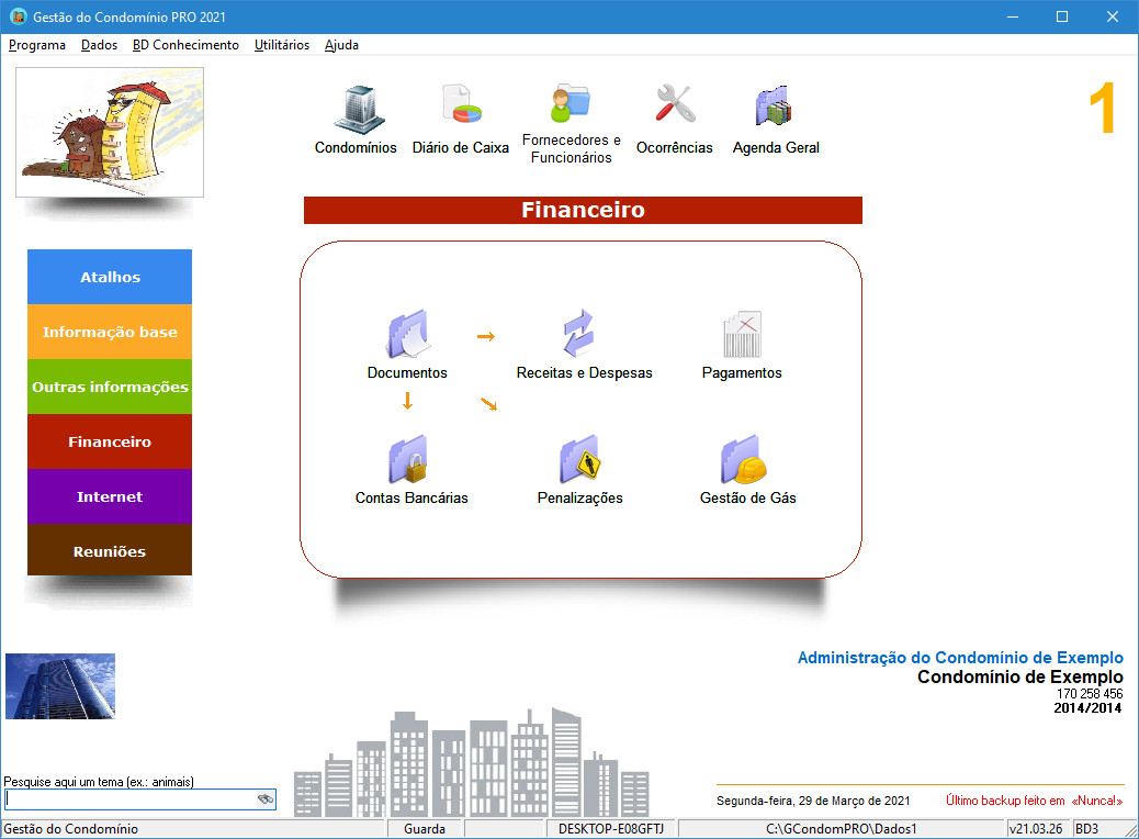 Software Condomínios GCondomPRO Logout