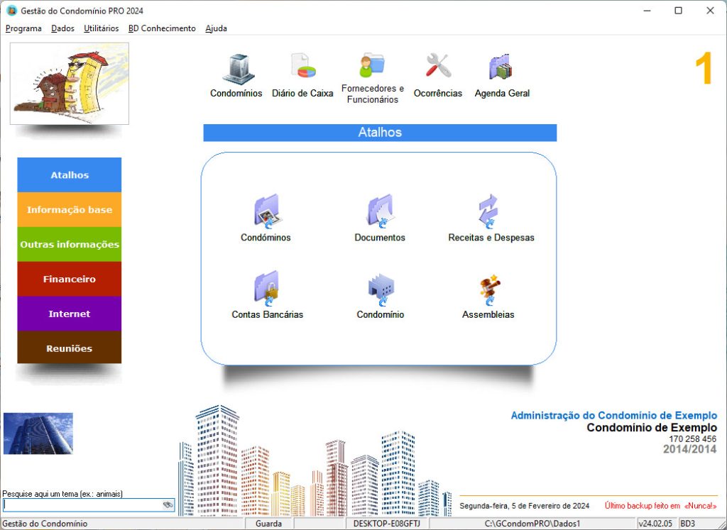 gcondompro 2024 menu